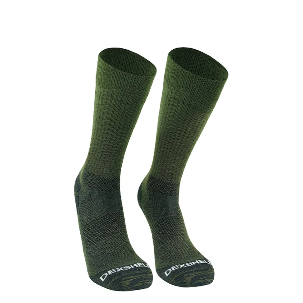 Водонепроницаемые высокие носки Dexshell Terrain Walking 2.0 Socks Хаки M 39-42