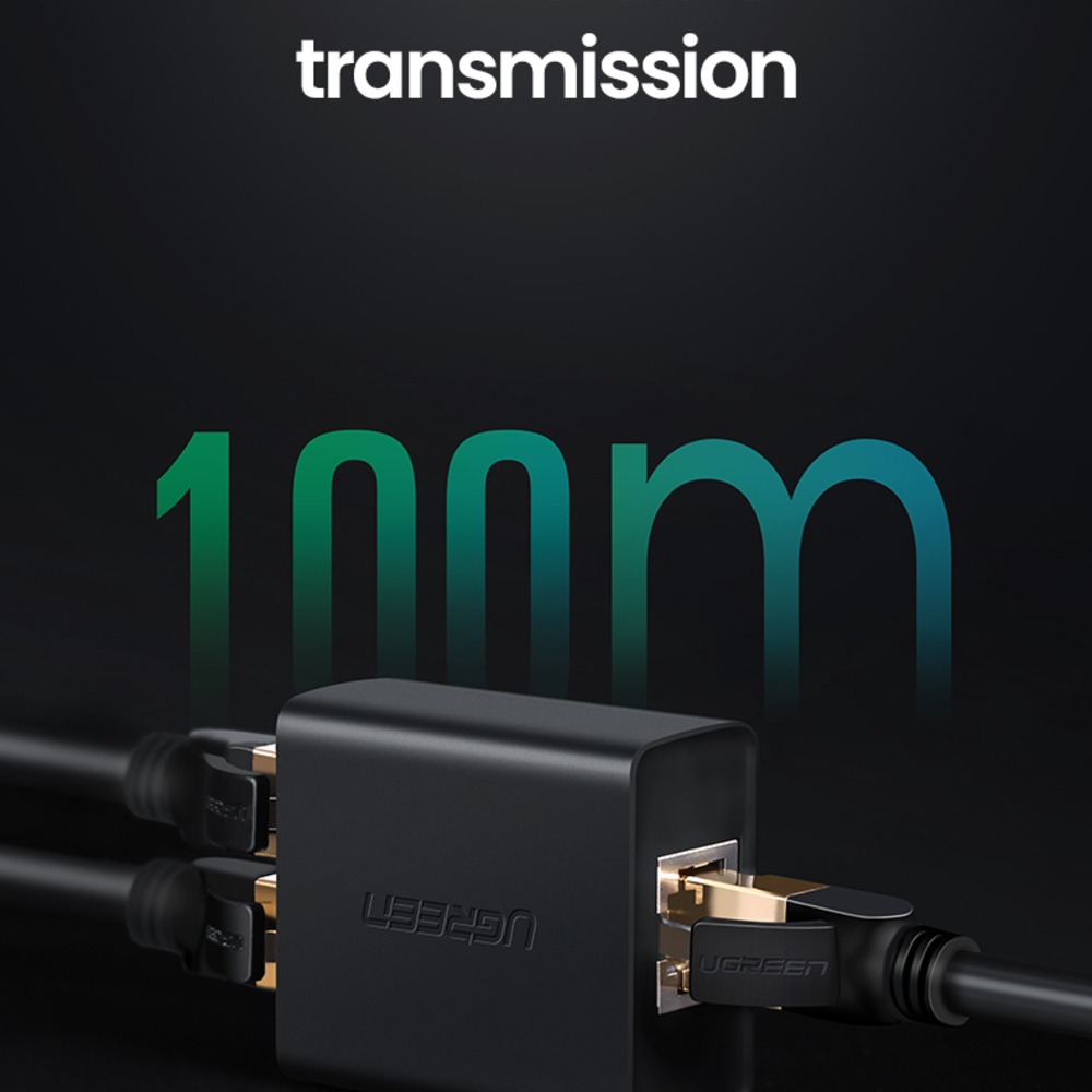 Сетевые соединители UGreen RJ45 50923 2 шт Черный