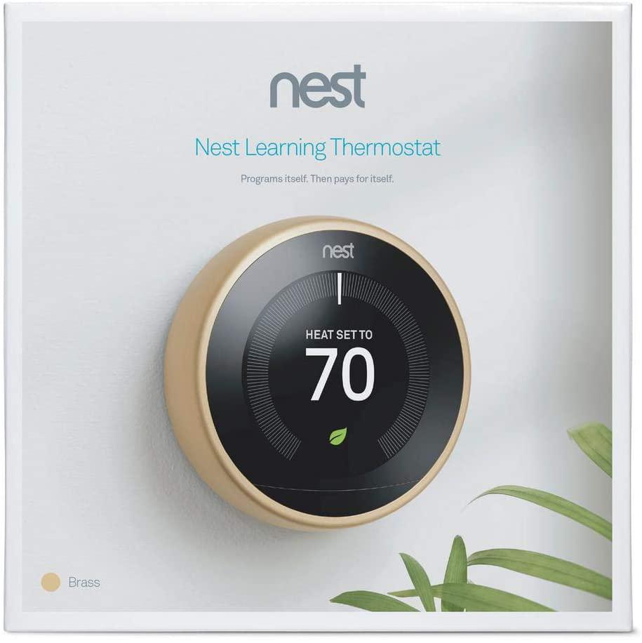 Термостат Nest Learning Thermostat 3nd Generation Stainless Gold (T3007ES)