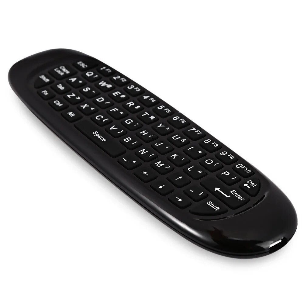 Пульт аэромышь Air Mouse клавиатура RUEN Android/Windows Черный (RI0365)