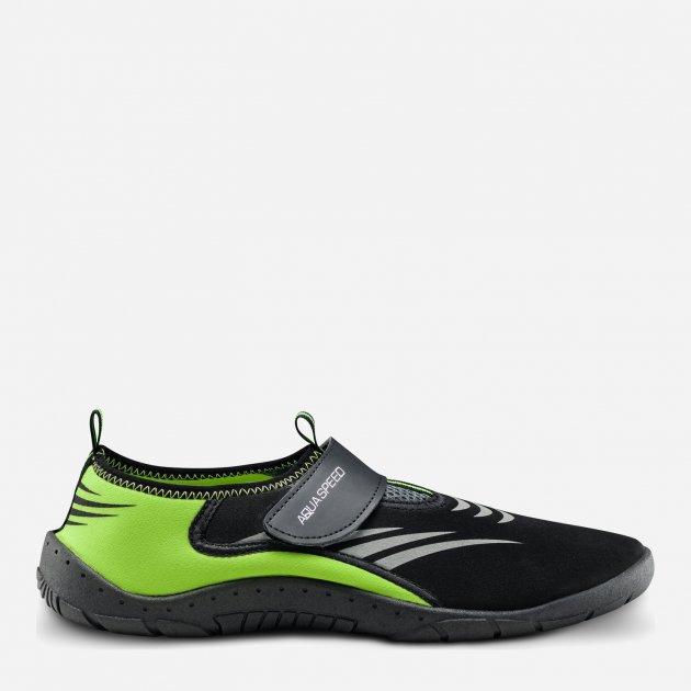 Аквашузы Aqua Speed AQUA SHOE MODEL 27A 7598 черный серый флуоресцентный желтый 38 642-27A 38