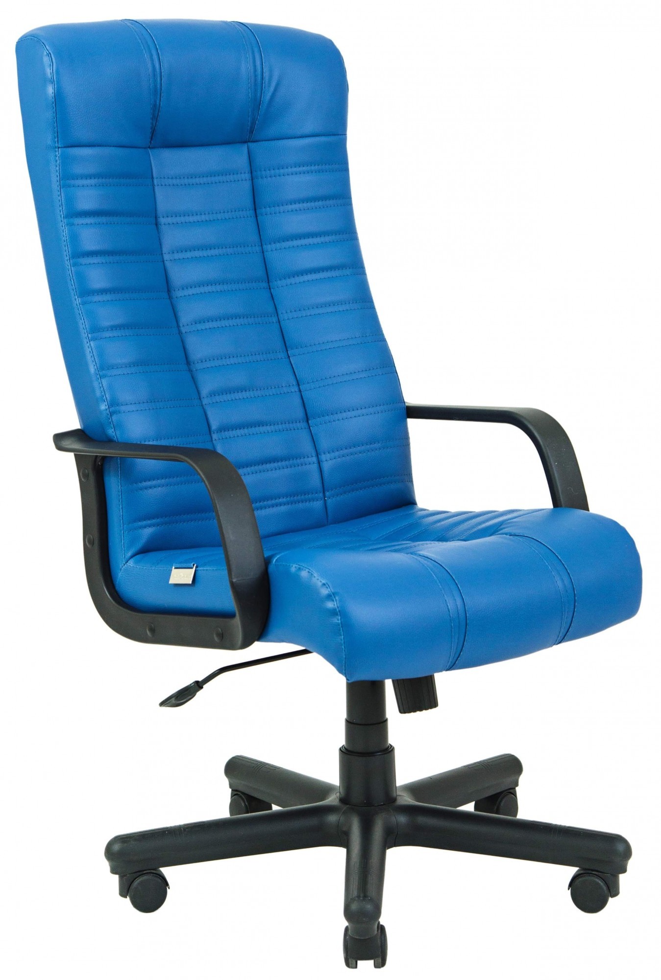 Офисное Кресло Руководителя Richman Атлант Zeus Deluxe Blue Пластик М2 AnyFix Синее