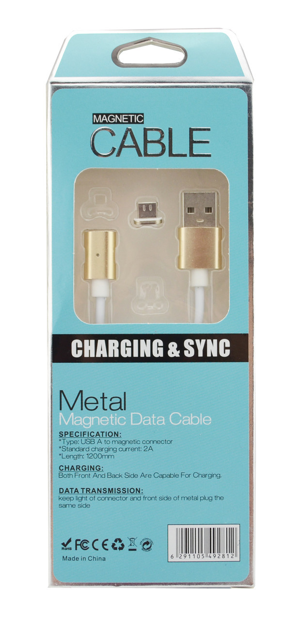 Магнітний кабель micro USB Magnetic DM-M15 Gold (hub_np2_1439)