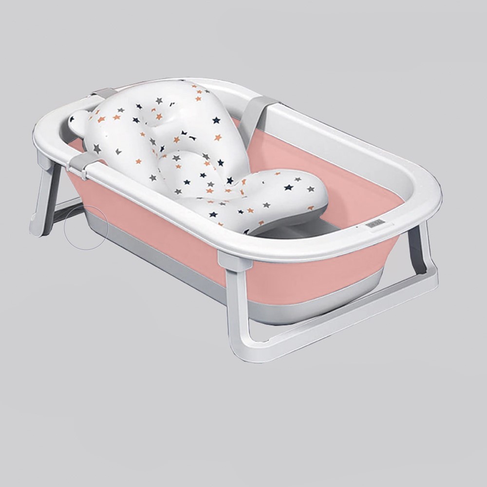 Детская ванночка для купания SBT group A1 EB-211P Бело-розовая