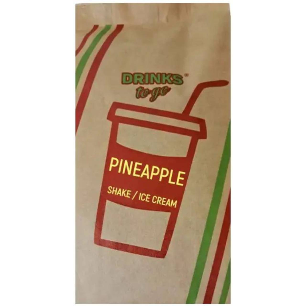 Суміш для м'якого молочного морозива та шейків Чудові напої Ананаса PINEAPPLE Shake Ice Cream 1 кг
