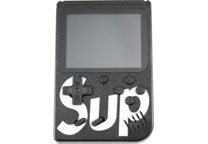 Портативна ігрова ретро приставка SUP Game Box 400 ігор Dendy 8bit Black (SUP400B)