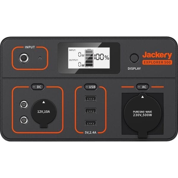 Портативна електростанція Jackery Explorer 500EU 500 Вт 518 Вт/г