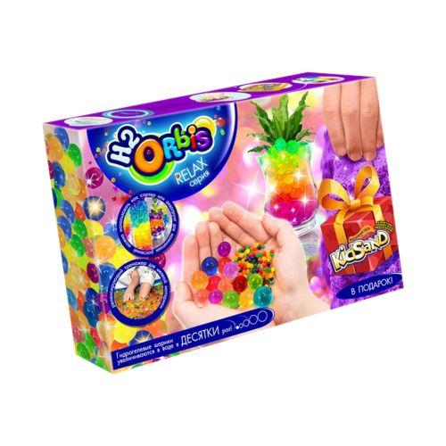 Кинетический песок Danko Toys H2Orbis + фиолетовый песок (рус)