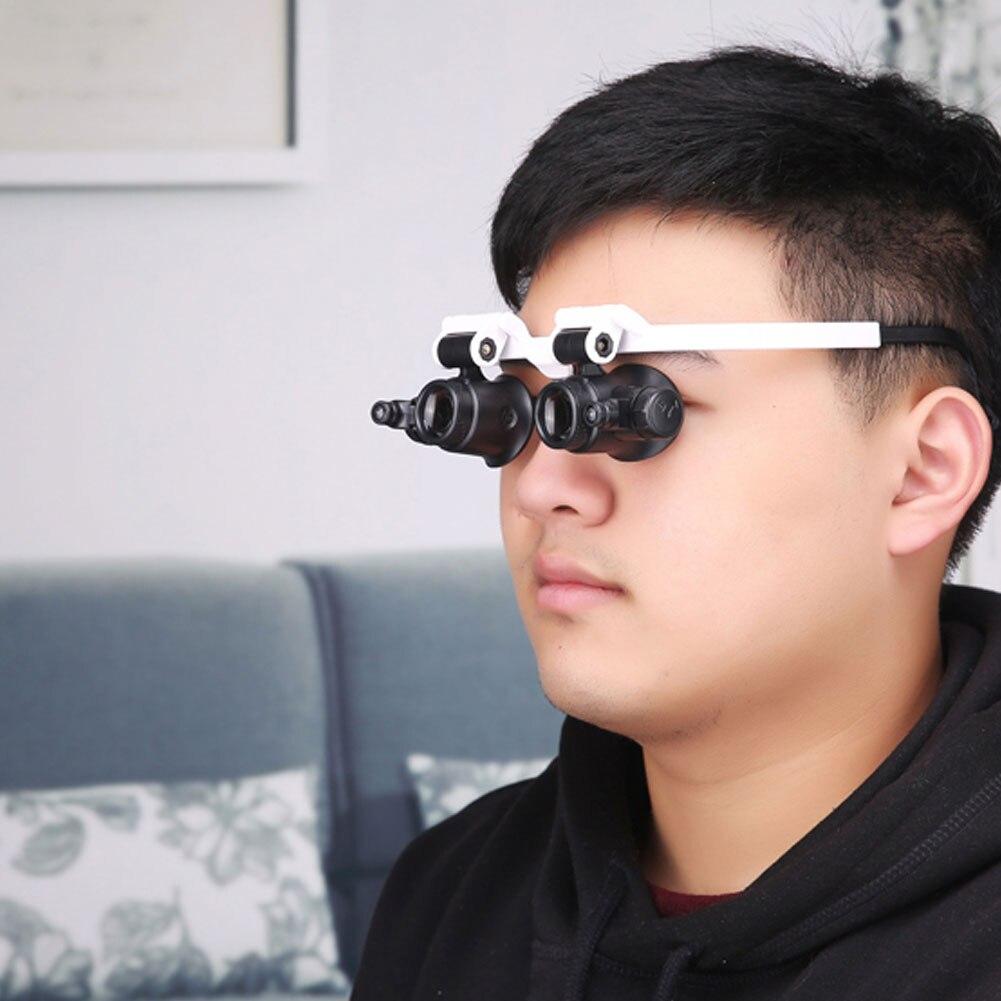 Очки-лупа бинокулярные Magnifier 9892H-1 (8x/23x) c LED подсветкой (9892H-1)