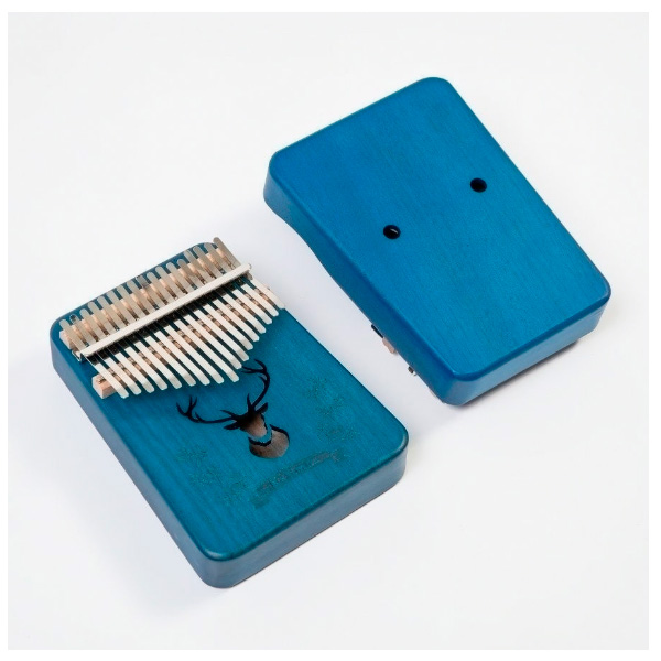 Музыкальный инструмент Kalimba Ka523s17 на 17 язычков Олень Синий
