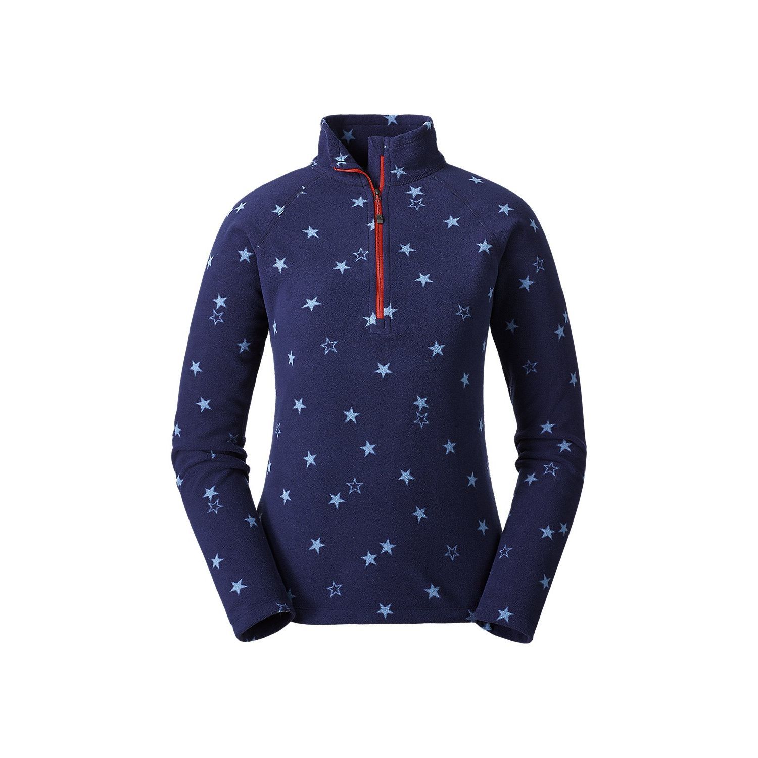 Кофта Eddie Bauer Womens Quest 1/4-Zip - Printed NAVY S Синя (1805NV-S)