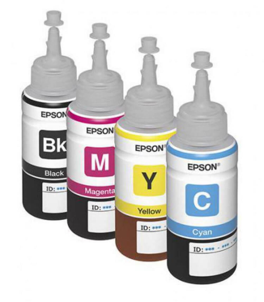 Комплект чорнила Epson L486 70 мл 4 шт Різнокольоровий (12147)