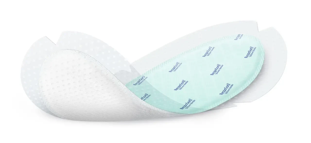 Самоклеящаяся повязка с суперабсорбирующим полимером Paul Hartmann RespoSorb Silicone Border Oval 12х23 см