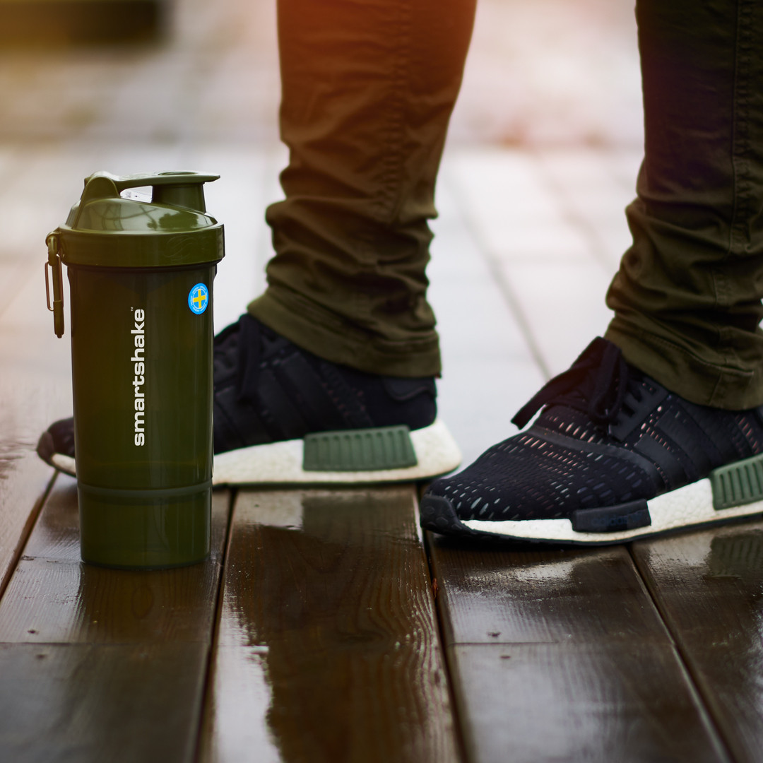 Шейкер спортивний SmartShake Original2GO One 800ml Army Green (1838398717)