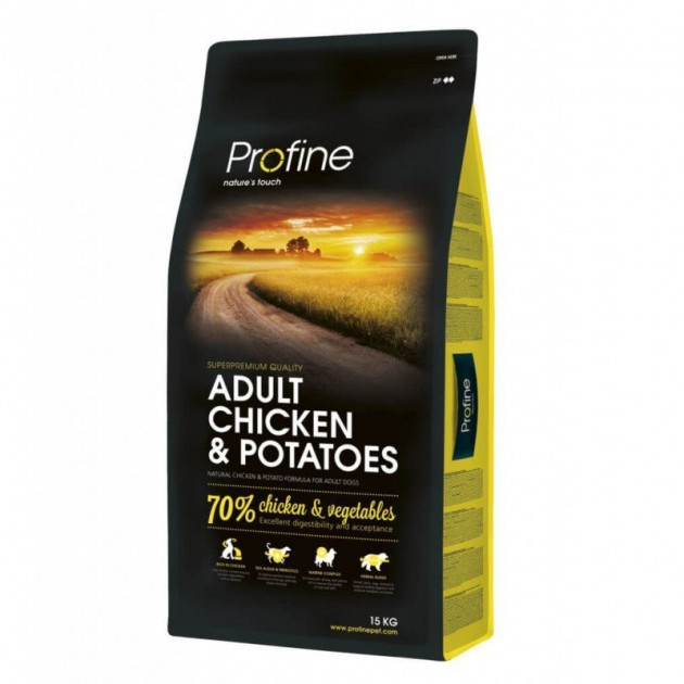 Сухой корм Profine Adult Chicken  Potato 15 kg (для взрослых собак)