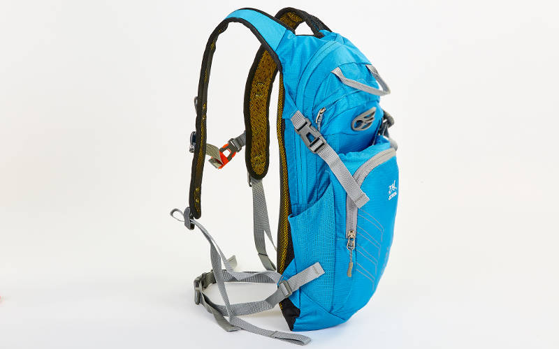Рюкзак спортивний із жорсткою спинкою planeta-sport GA-2086 22х5х48см Синій