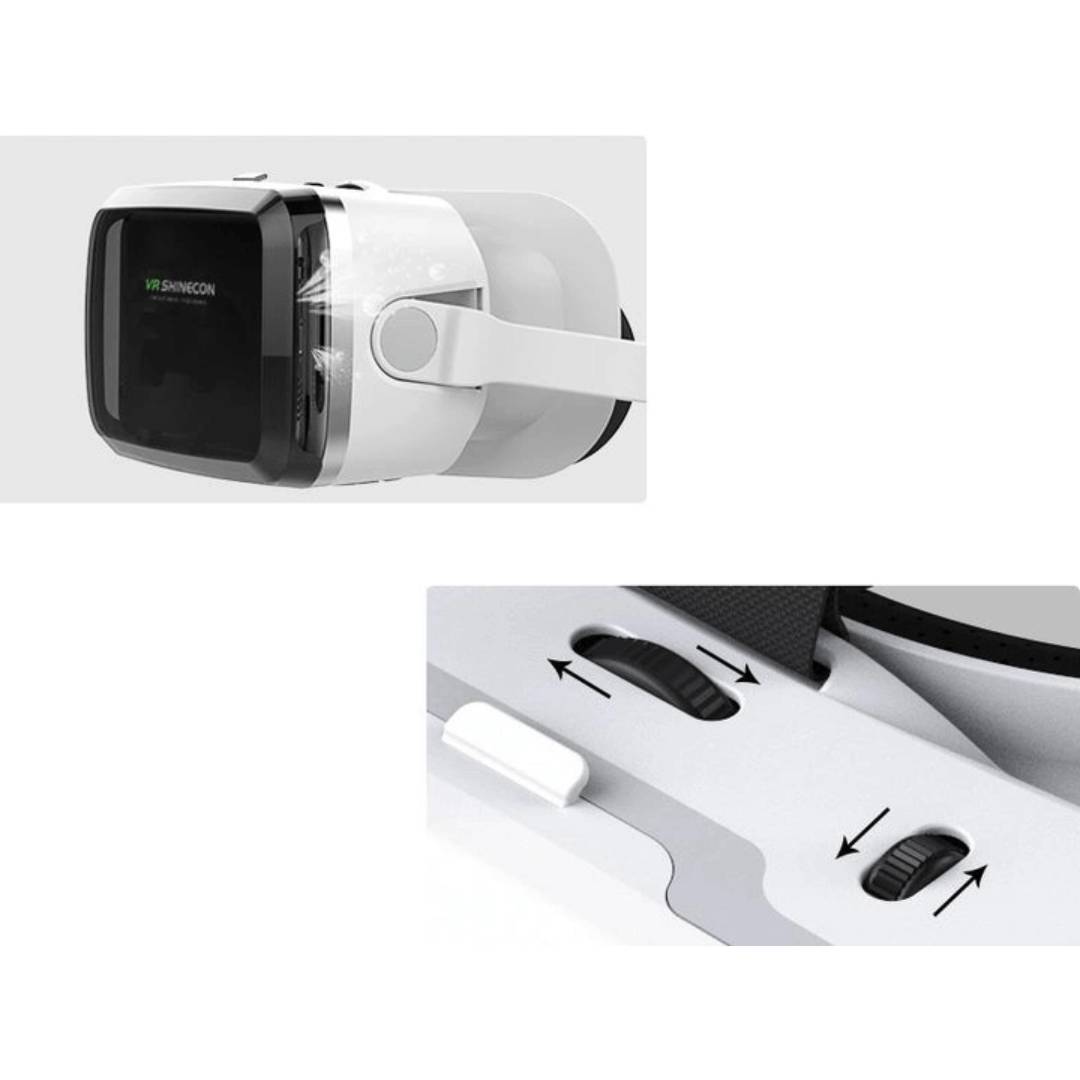 Очки-шлем виртуальной реальности Shinecon VR SC-G04BS Black White