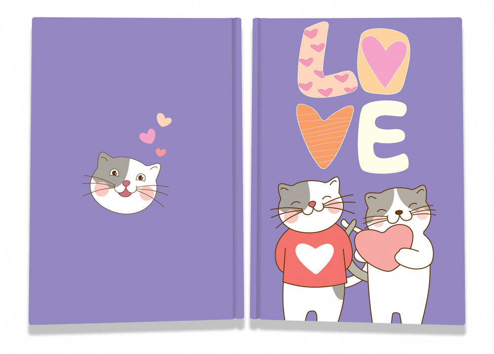 Блокнот 4Profi Sweet love note cats 40 листов А5 904341