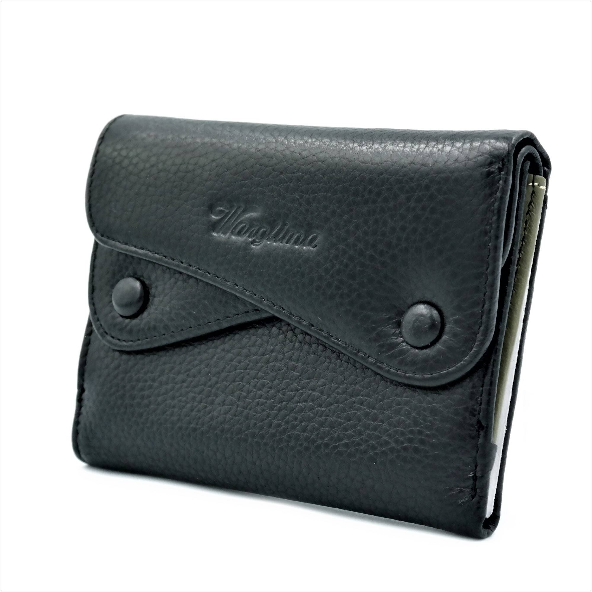 Женский кожаный кошелек A173-8876A-mini-1 Чёрный
