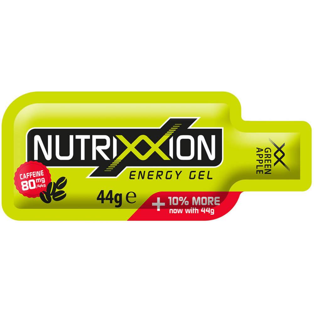 Гель енергетичний Nutrixxion подвійний кофеїн 44 г Зелене яблуко (NUT-441326)