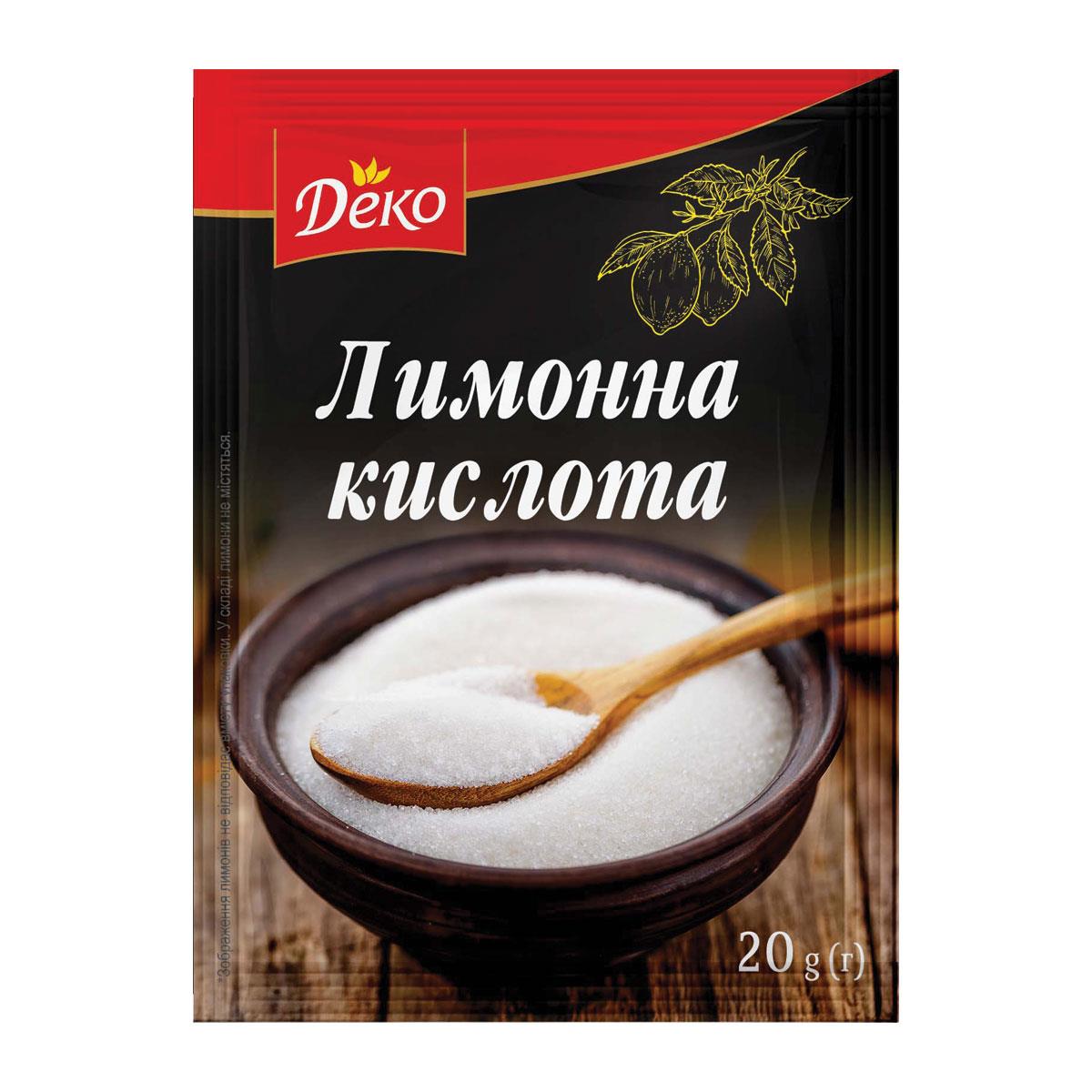 Лимонная кислота Деко 20 г