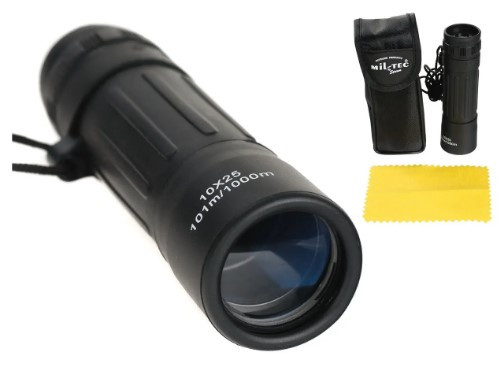 Монокуляр монокль 10x25 с чехлом Mil-Tec Black 15705002