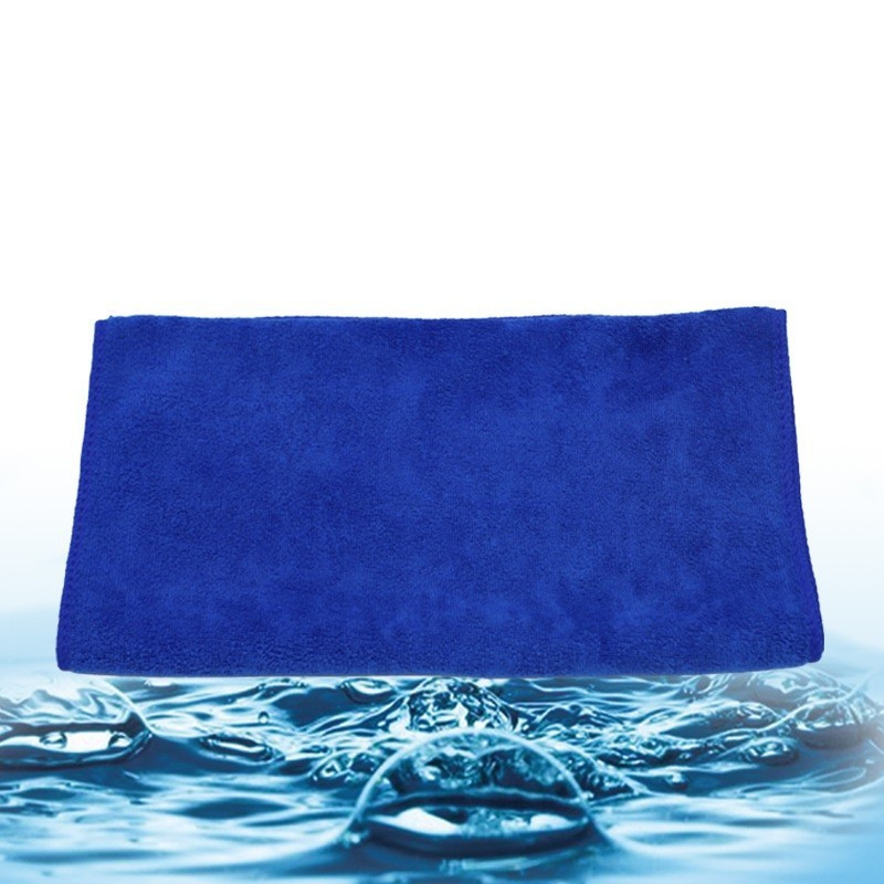 Набор микрофибры двухсторонней Bluefield 30×30 см 10 шт Синий (Н050527-10)