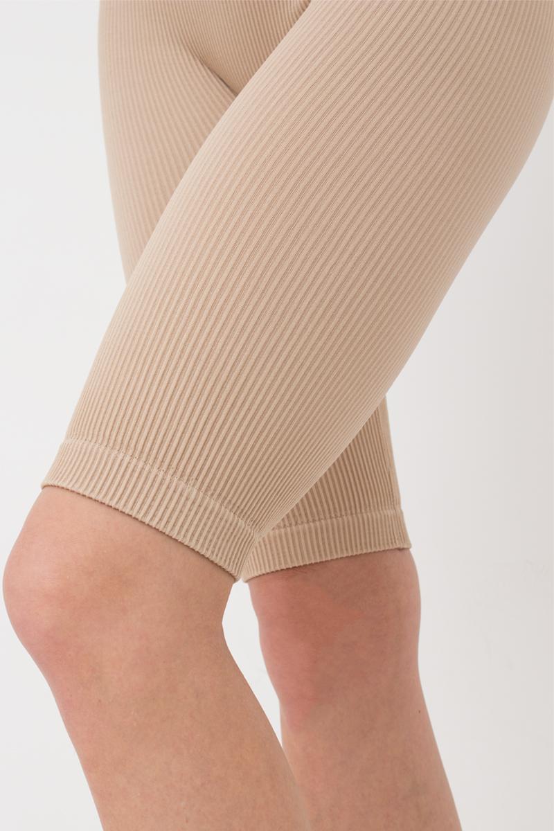 Велосипедки в рубчик Giulia TRACKS RIB naturale One Size