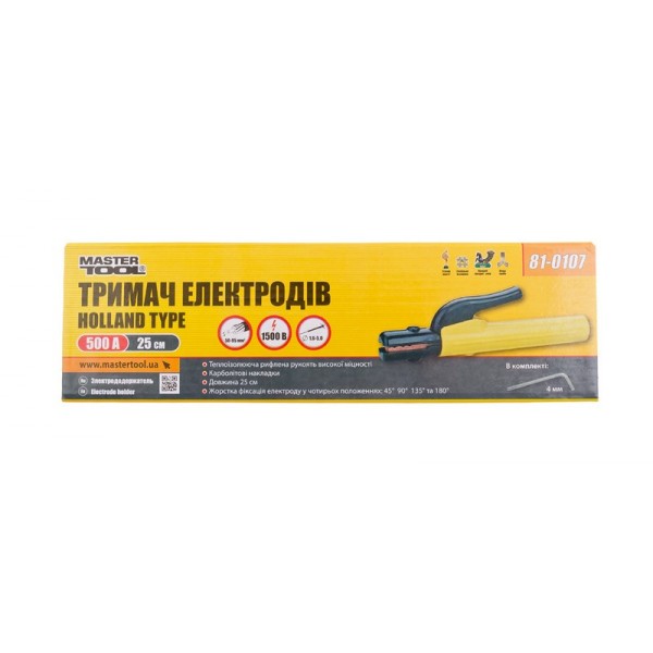 Держатель электродов MASTERTOOL Holland type 500 А 81-0107