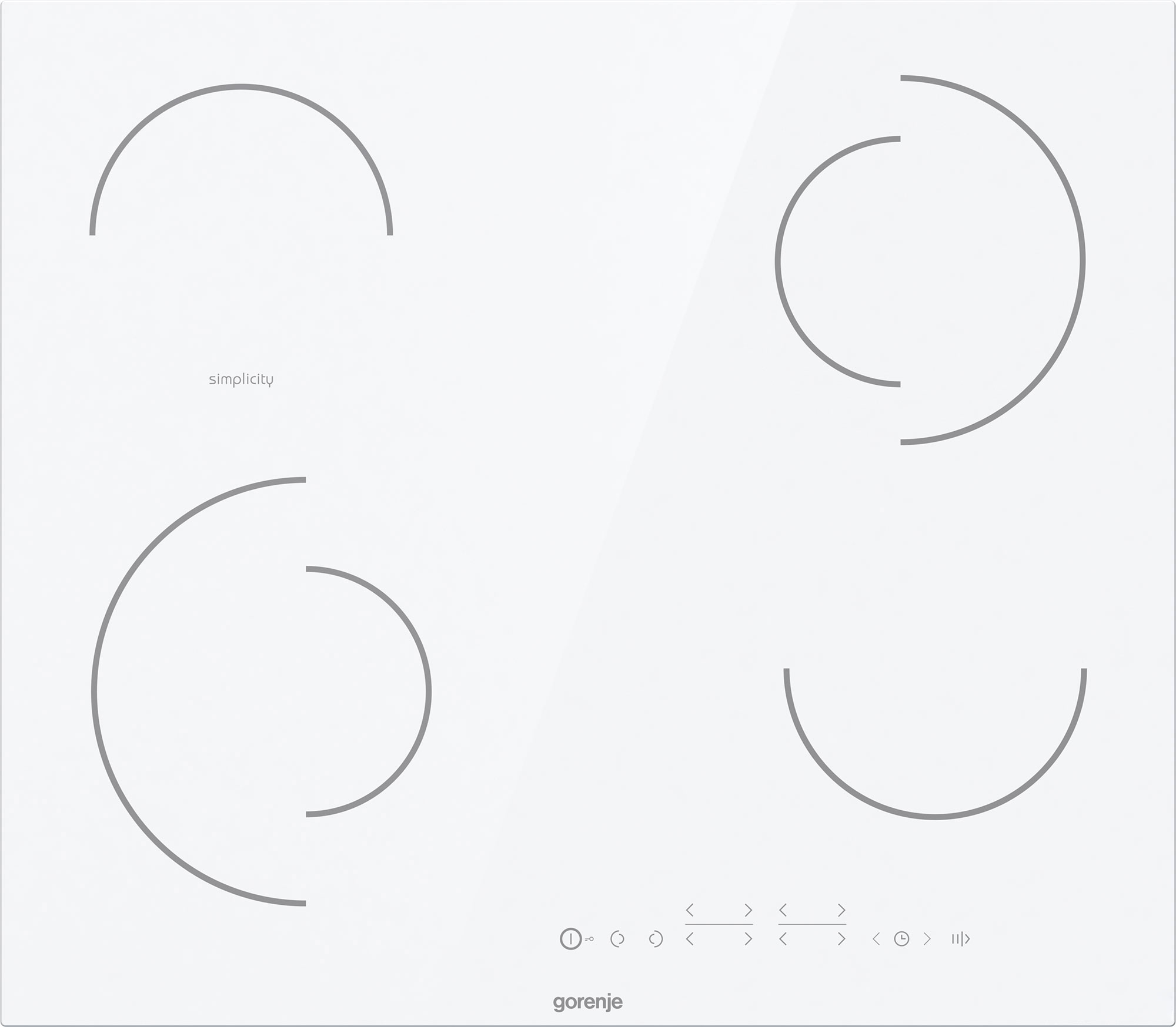 Варильна поверхня Gorenje ECT 644 SY2 White (F00158363)