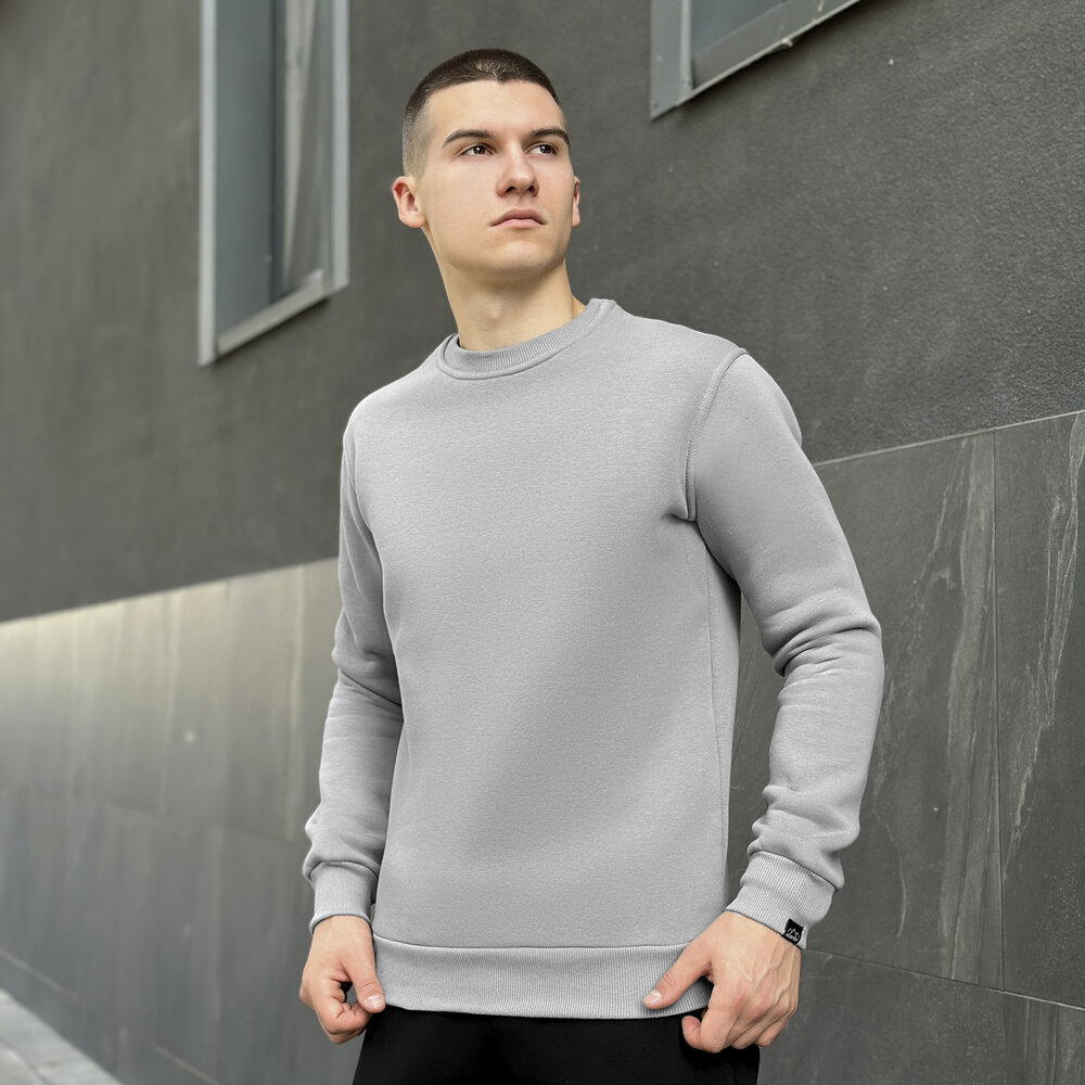 Свитшот мужской Pobedov 007 110765 XXL Серый (00000005733)