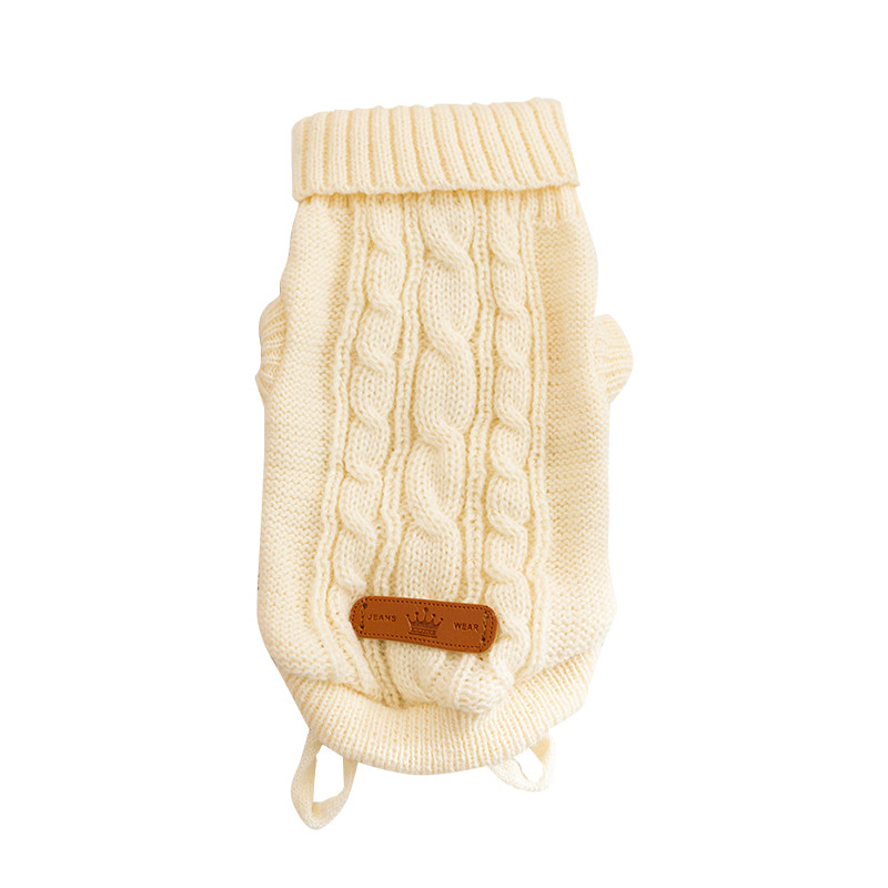 Свитер для собак и кошек Hippie dog 2410CGLK8029 White S 13129-84859