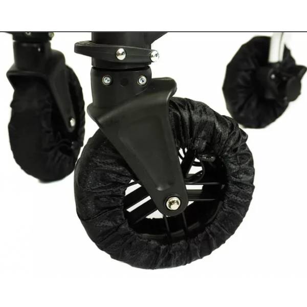 Чехол для колес прогулочной колясок и тростей Sozzy 18 - 22 см Черный