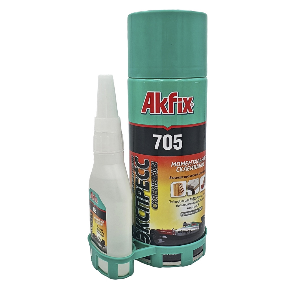 Клей с активатором Akfix 705 Fast Adhesive 100 грам/400мл