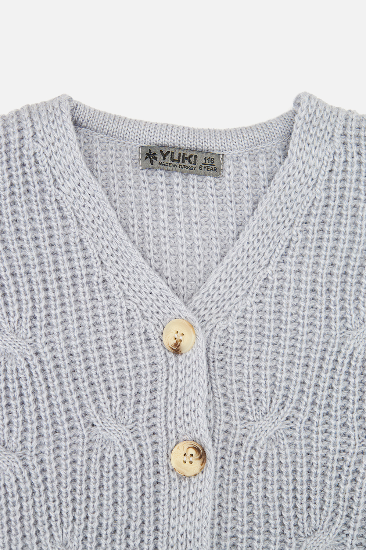 Кофта для девочки Yuki 146 см Серый YUKI ЦБ-00257123 (SKT001012009)