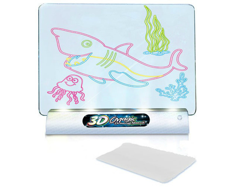 Доска для рисования с 3D-эффектом Toy Magic 3D Морской мир (sp4150-2)