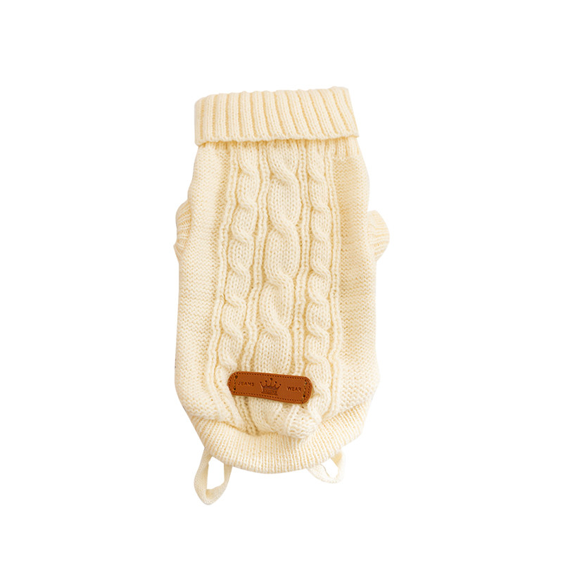 Свитер для собак и кошек Hippie dog 2410CGLK8029 White XS 13129-84860