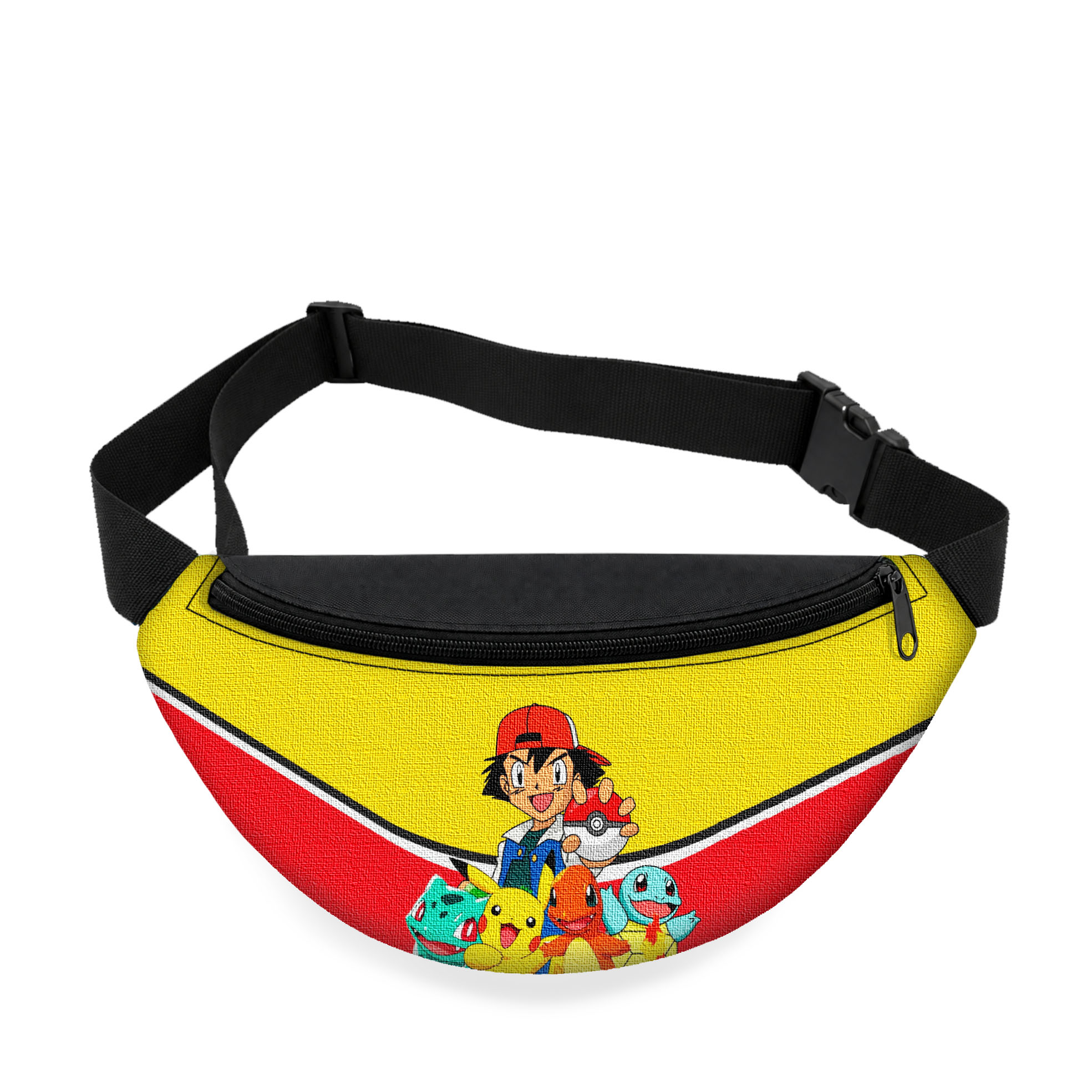 Дитяча сумка-бананка Pokemon 32x15x7.5 см, чорна