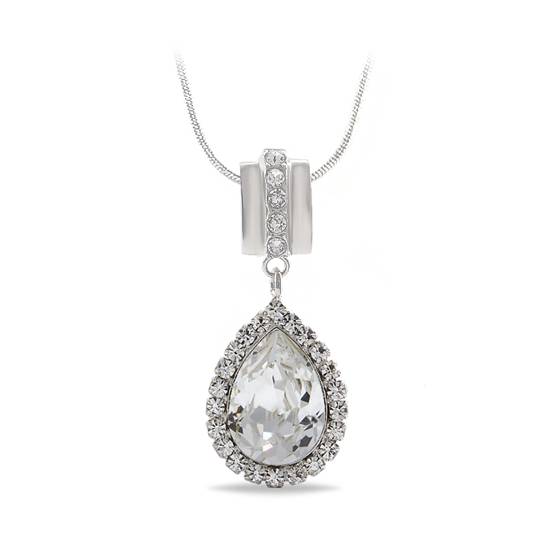 Кулон з ланцюжком KOBI Hruska зі Swarovski (7430-3054-02-32)