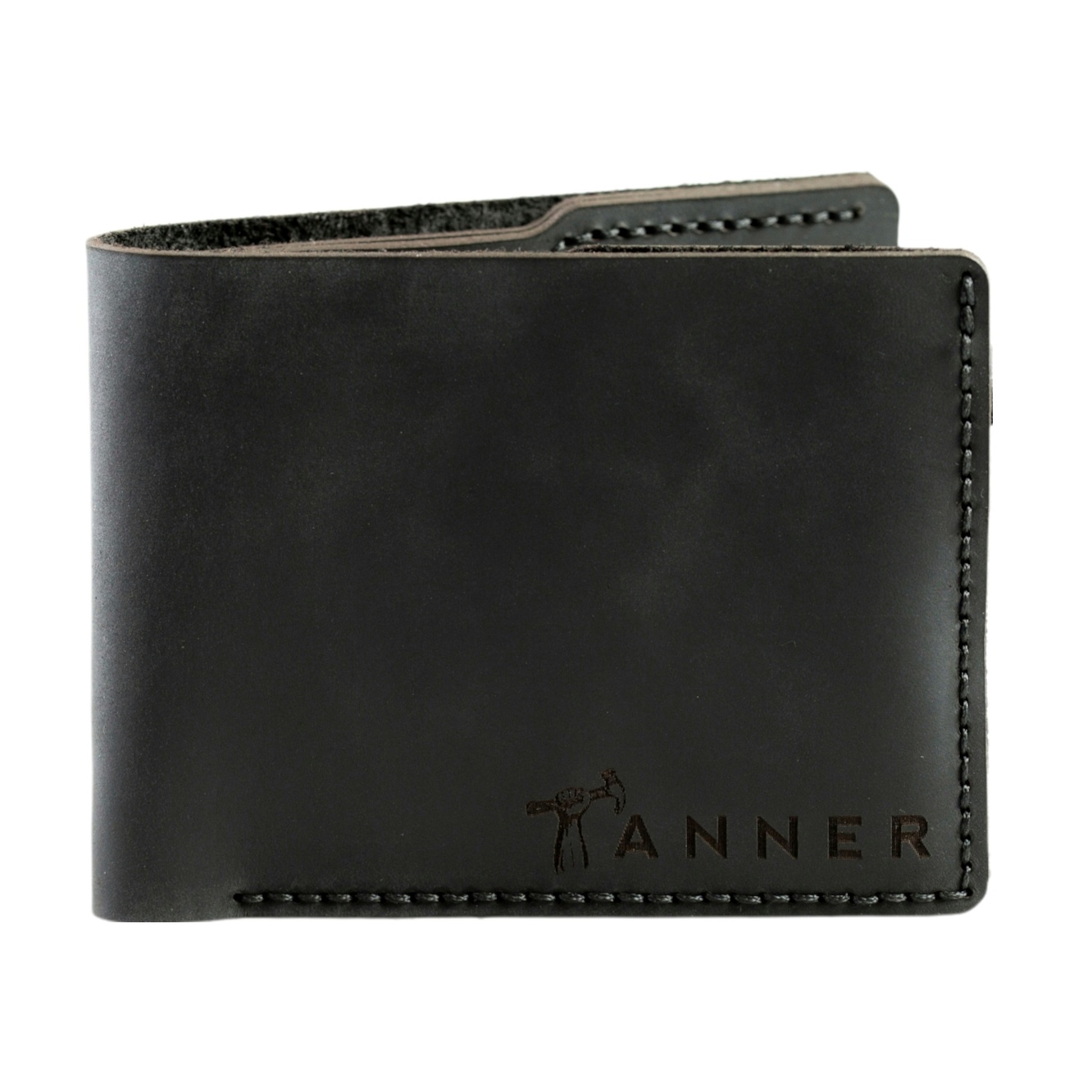 Гаманець Tanner Wallet Coins 12 х 9,5 см Черный