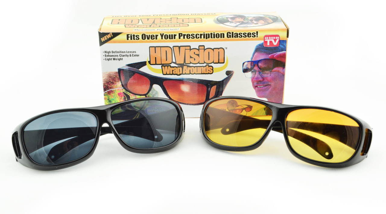 Окуляри для денної та нічної їзди RIAS HD Vision Glasses 2шт (3sm_923701489)