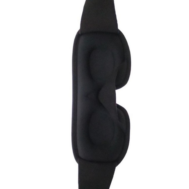 Пов'язка на очі для сну Stenson 3D Soft Black