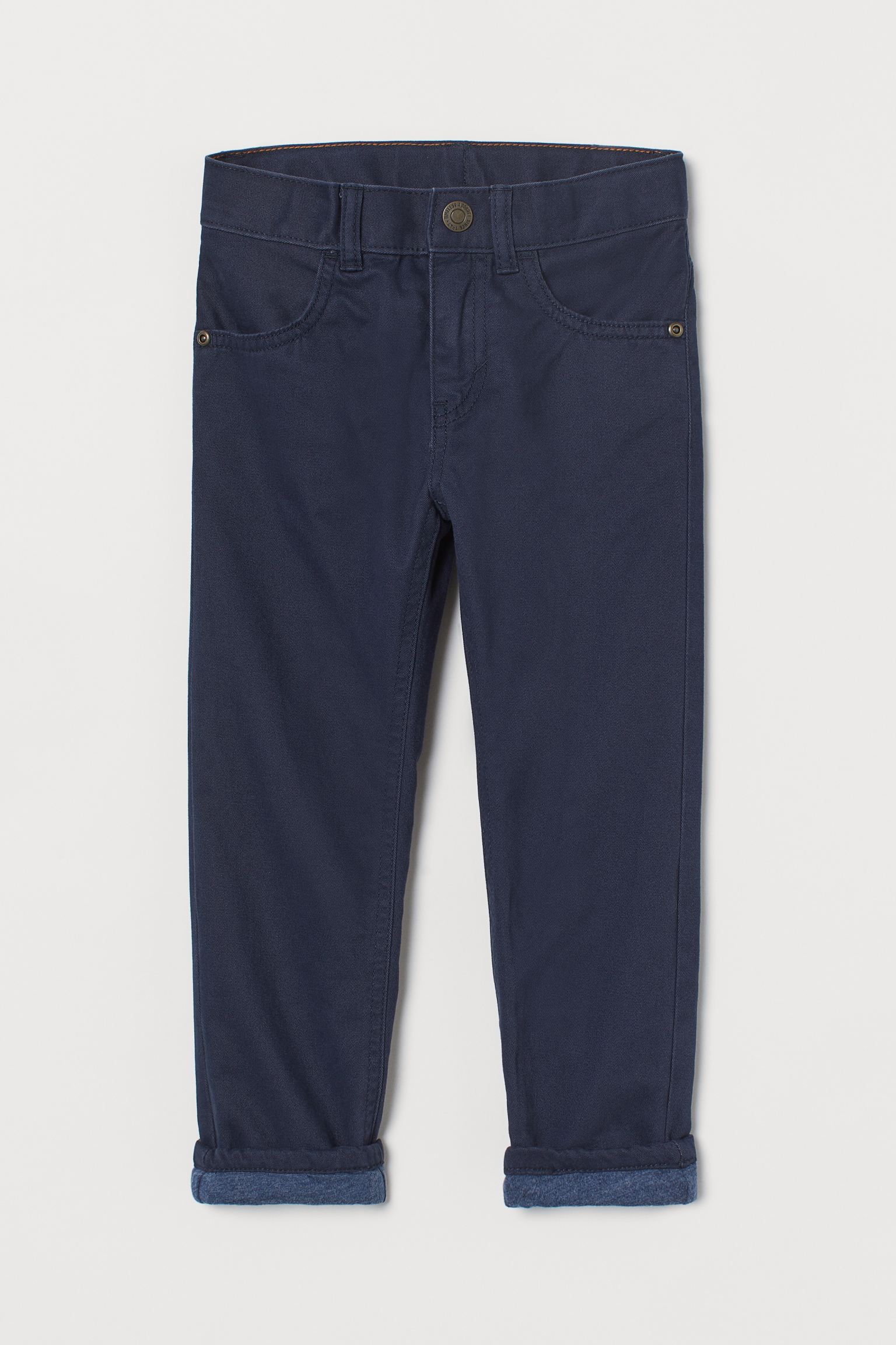 Брюки H&M 104 см Темно-синий 6078779332
