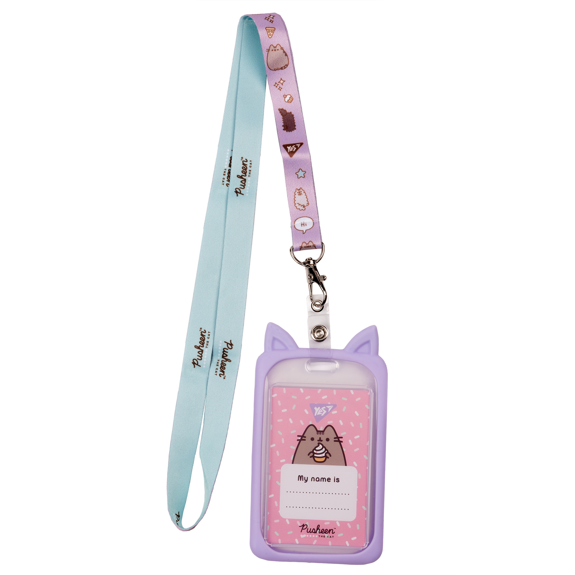 Бейдж на ленте YES Pusheen ушки (940304)