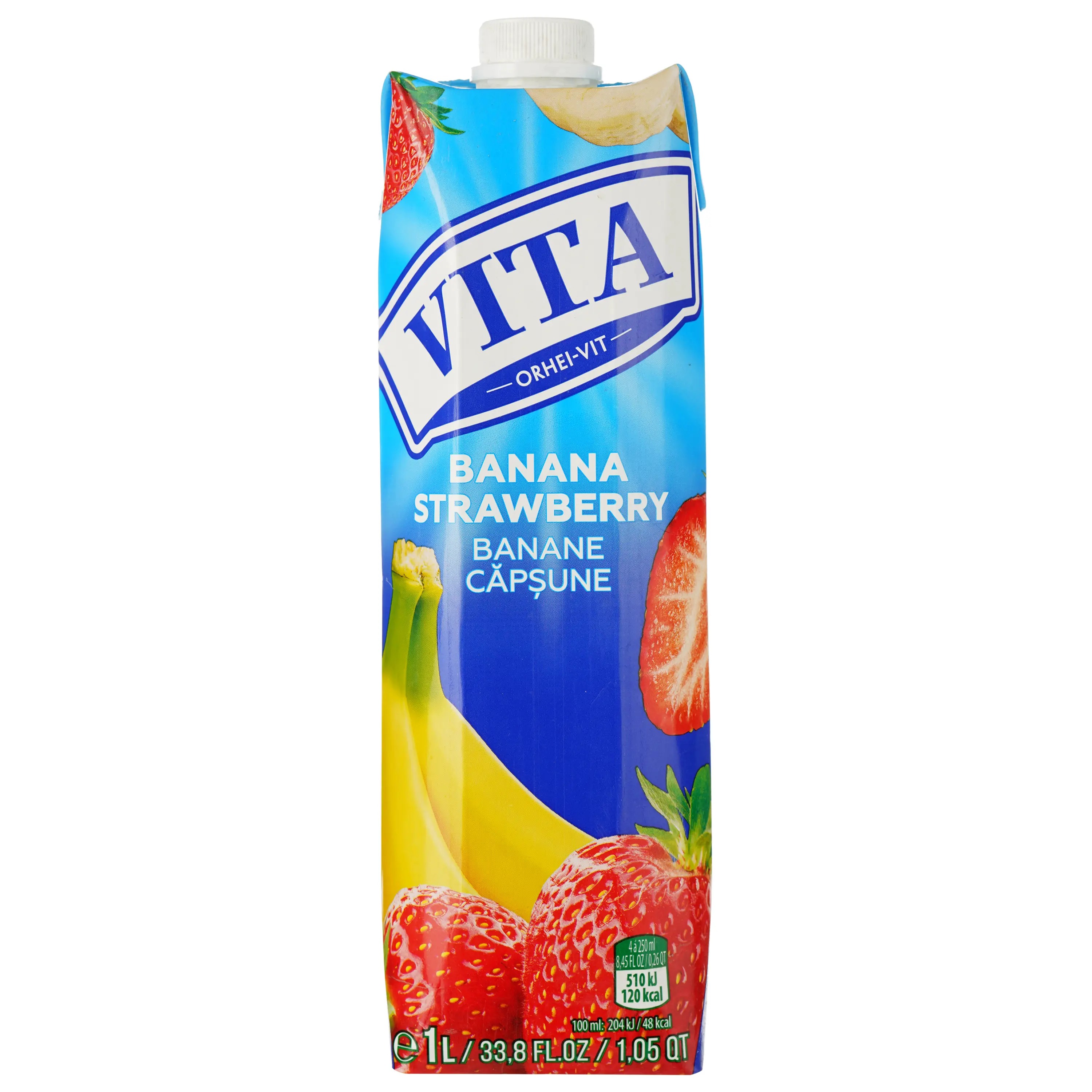 Нектар Vita Банан-клубника 1 л 4840022005760