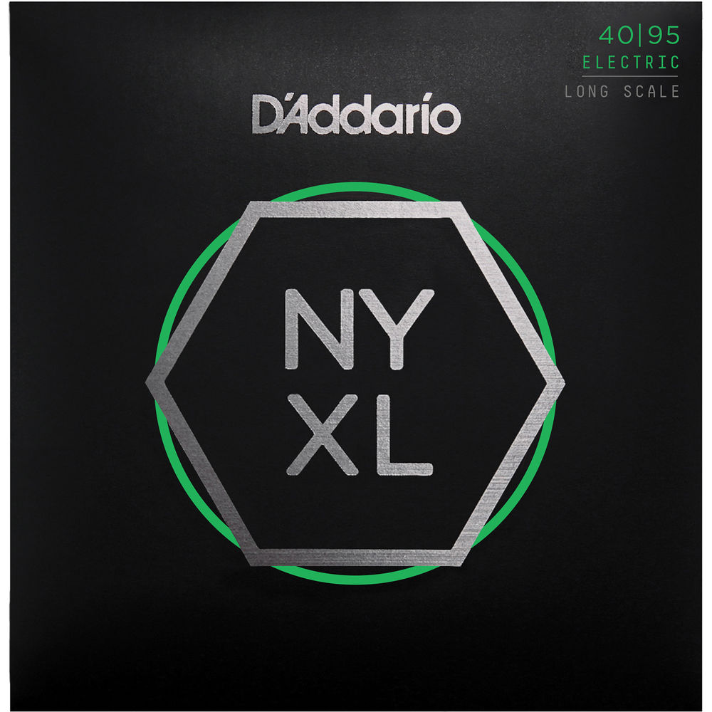 Струни для бас-гітари D'Addario NYXL4095 Long Scale Super Light Electric Bass 4 Strings 40/95