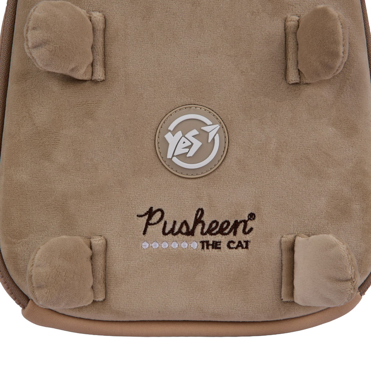 Рюкзак детский YES K-33 Pusheen Fluffy 25х20х9 см Бежевый (559976)