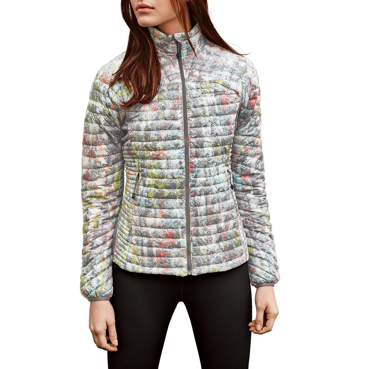 Куртка Eddie Bauer Womens MicroTherm StormDown Jacket XS Серый (1142CH)