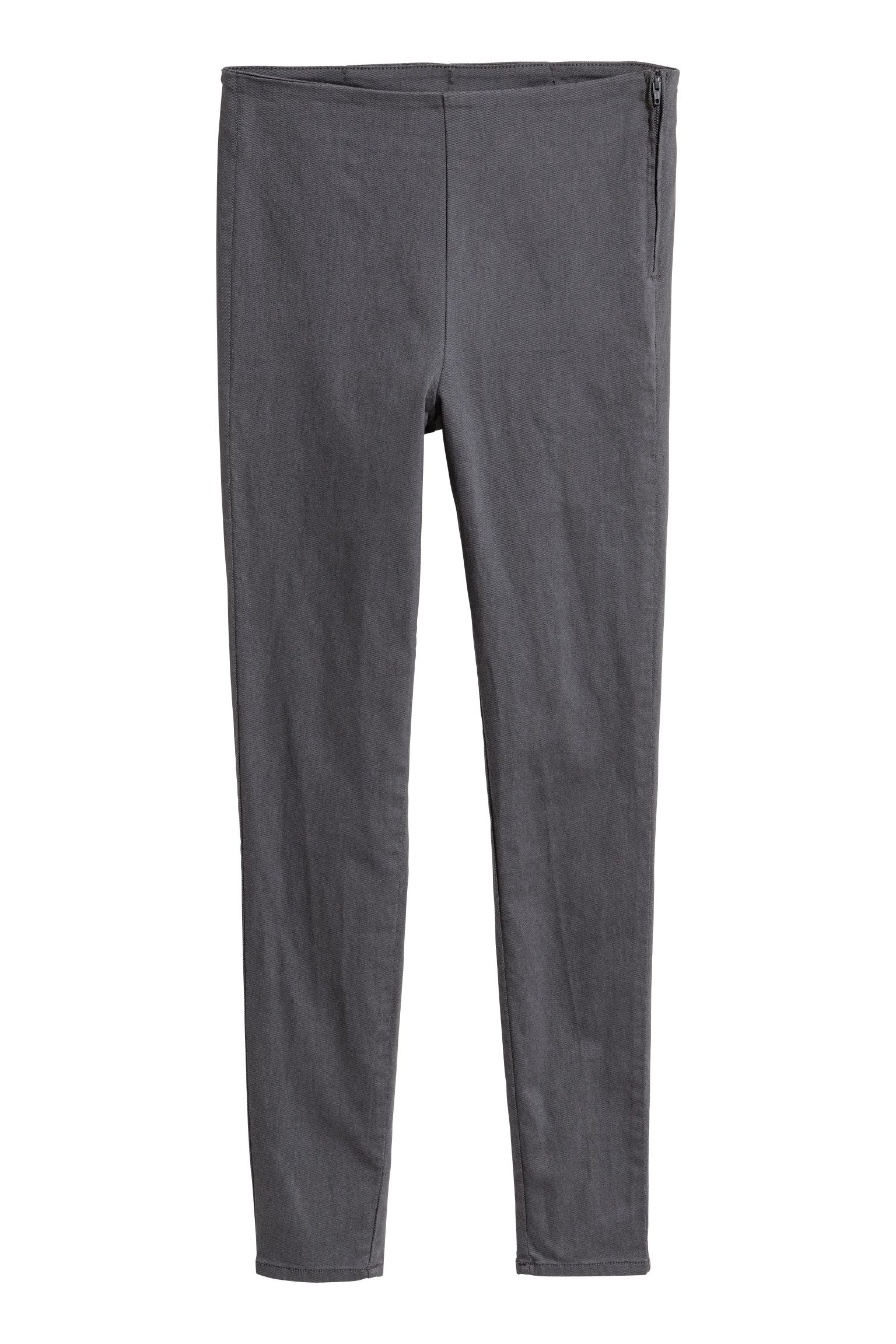Джеггинсы женские H&M 304946611 36 Темно-серый (2030000027224)