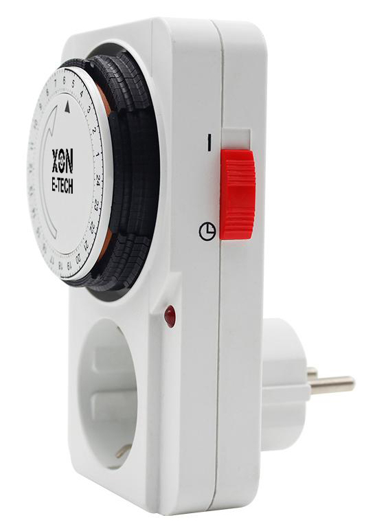 Розетка с таймером электро-механическая суточная XON E-Tech SwitchTimer X232 16А 230В Белый (XSTLB012415W 7300)